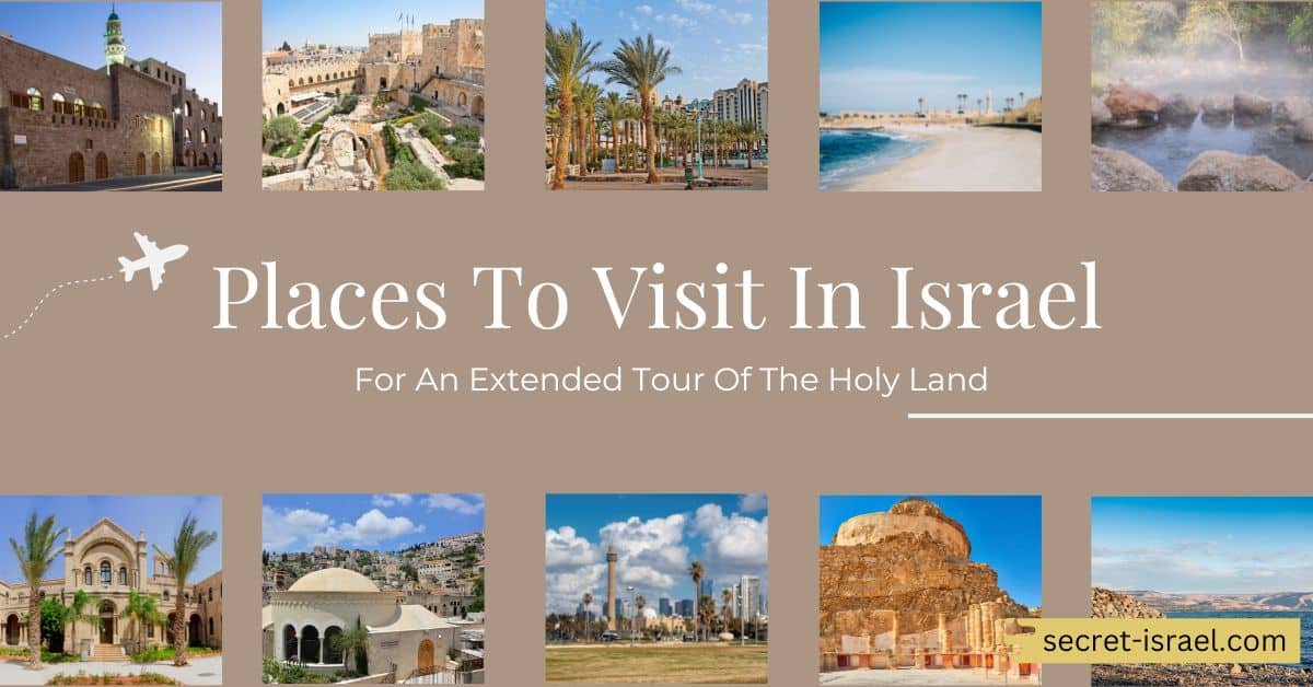 israel travel list